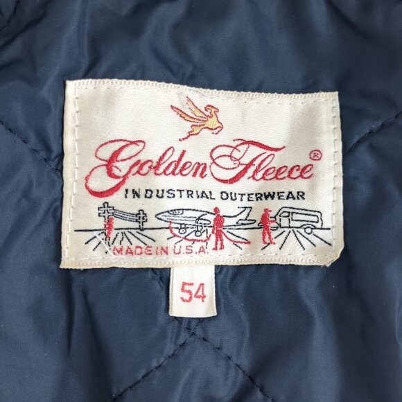 Vintage 1960s Golden Fleece Industrial Outerwear Winter Jacket Coat Parka Sz 54 - Picture 4 of 16